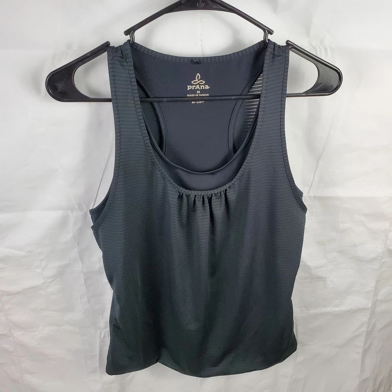 prana mika double layer athletic active gym shirt