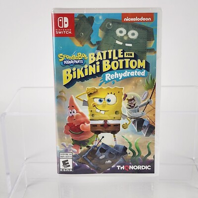 SpongeBob Rehydrated (Nintendo Switch)   Battle for Bikini Bottom | New Sealed