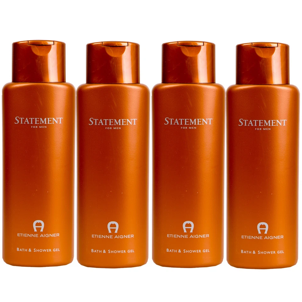 STATEMENT Duschgel 4 x 500ml Shower Gel for man Etienne Aigner Bath & Shower Gel
