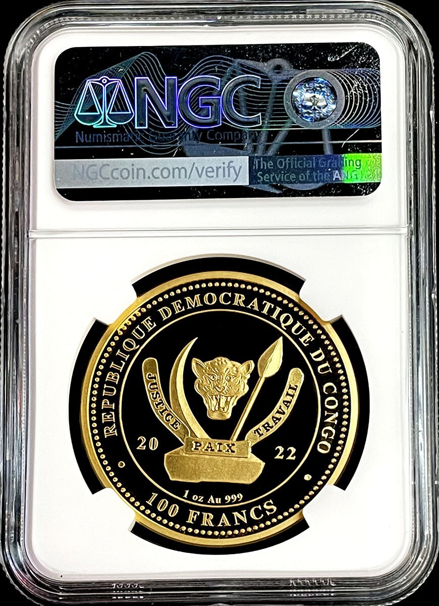 パラオ金貨　ベアー（熊） 純金製（K24）『くま』 オブジェ ALPBK158｜ふるラボ