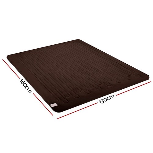 Giselle Electric Throw Rug Heated Blanket Washable Fleece Winter Warming Colour - Picture 15 of 62