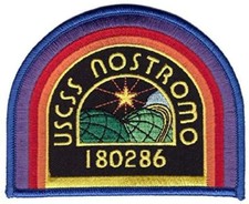 ALIEN Movie USCSS Nostromo Crew Cap PATCH 3.5 INCH-IRON ON SEW ON -N10 