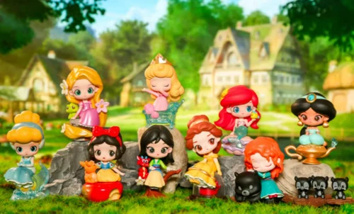Top Toy Disney Princess Fairy Town Serie Blindbox Figur Spielzeug ein Set 8 Teile - Bild 2 von 3