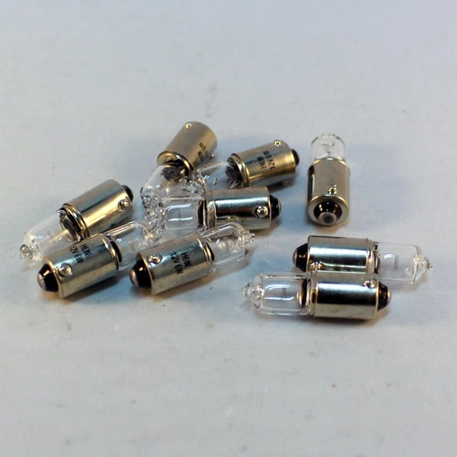 2pcs x MINIATURE/BAYONET HALOGEN BAX9s H6W SINGLE CLEAR 12V 6W, GBA-0610 - Picture 2 of 4