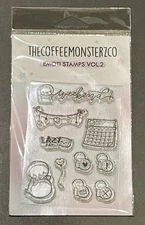 NEW TCMC The Coffee Monsterz Co Emoti Stamps Vol. 2