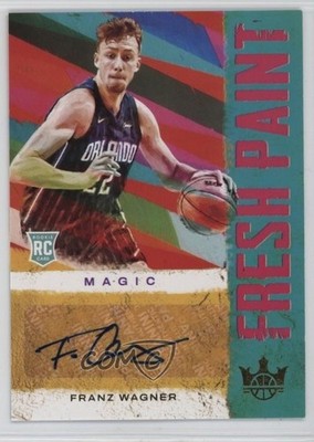 2021-22 Panini Court Kings Fresh Paint 86/199 Franz Wagner Rookie Auto RC 1uw6