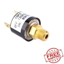 Compact 90-120 PSI Air Compressor Pressure Control Switch - Easy Install