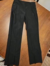 ZELLA Size M Womens Black Stretch Pull On Side Pocket Athletic Crop Leggings 131