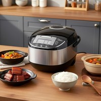 Midea Multi-functional Rice Cooker With Steamer, 10-Cup 5L Large Capacity