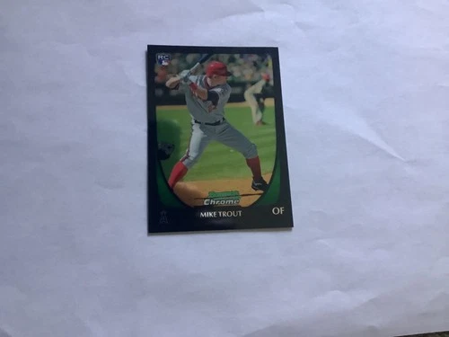 2011 Bowman Chrome Rookie Card MIKE TROUT