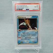 Kabutops ex 97/100 Sandstorm Holo PSA 8 New Cert Clean! on eBay