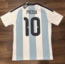 Argentina Messi #10 adidas Jersey – Men’s Medium –