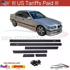 BODY SIDE MOLDING Door MOULDING TRIM for BMW 1992-1998 E36 M3 style 4 door Sedan