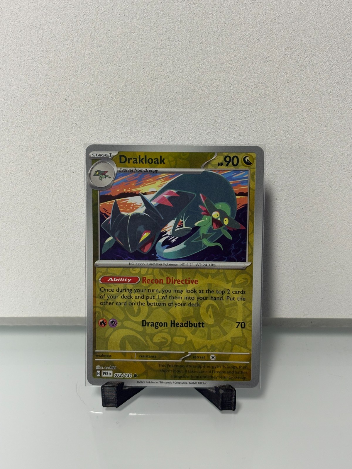 DRAKLOAK #129/167 POKEMON Twilight Masq. (Reverse Holo, NM) ENGLISH
