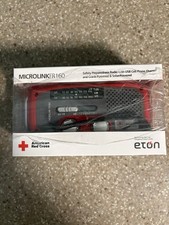 Eton Microlink FR160 RED Emergency Radio-Light-Phone Charger Solar/Cranked Power