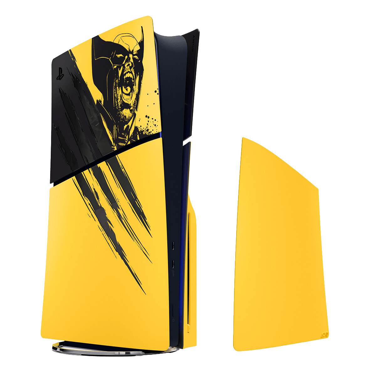 PlayStation 5 Slim Cover Marvel’s Wolverine Battle Yellow Edizione Limitata Preord