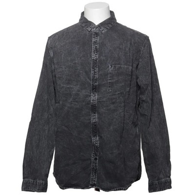 IKKS Men, Jeanshemd, Größe: XL, EASY, Grau, Baumwolle, Herren #AGi