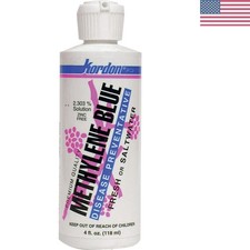 Methylene Blue Disease Preventative for Aquariums 4oz of Fish Health Assurance