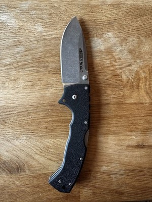 Cold Steel 4-Max Scout Messer mit AUS-10A Klinge und Griv-Ex Griffschalen