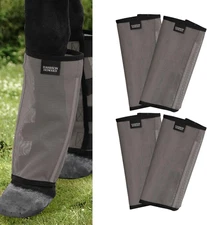Loose Fitting Fly Boots Uv-Protective Extra Tough Mesh Ventilated Four Fasteners