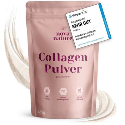 57,76  / kg | Nova Nature Collagen Pulver 450g