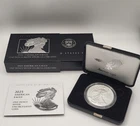 2025 W American Silver Eagle 1oz .999 Bullion Coin With Box and COA