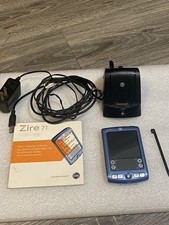 Palm Zire 71 PDA with Charger Dock Stand AC Power Adapter-See Description.
