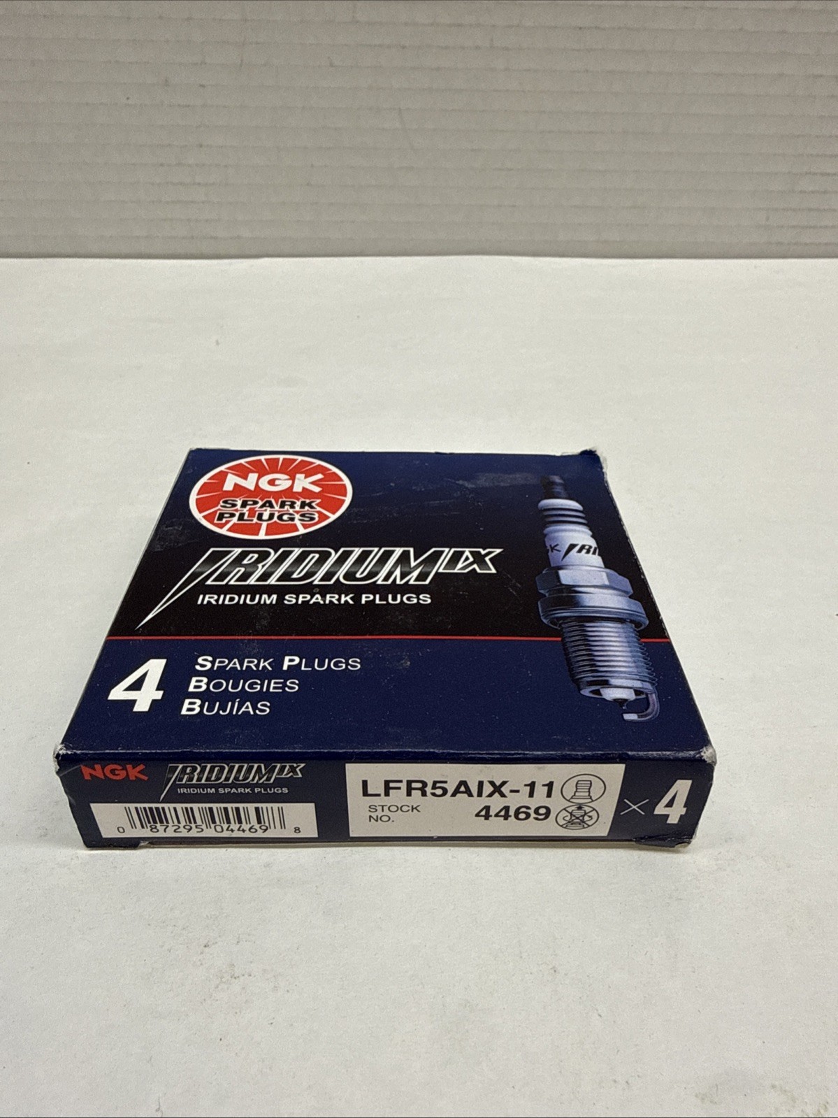 4Pcs NGK LFR5AIX-11 4469 Iridium Spark Plugs Nissan Toyota Infiniti Hyundai Kia