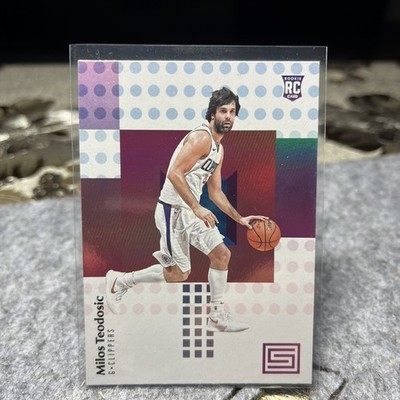 2017 Panini Status  - #145 Milos Teodosic Rookie Los Angeles Clippers RC