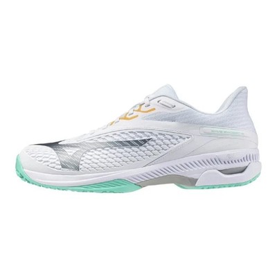 MIZUNO Wave Exceed 6 OC 61GB2512 03 White Green Width 2E Tennis Shoes oki 