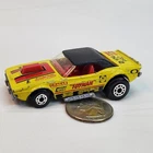 Vintage Matchbox Superfast Diecast 1/64 Yellow "TOYMAN" 1975 Dodge Challenger
