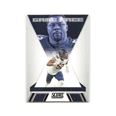 Khalil Mack 2021 Score Game Face #GF1 Chicago Bears Football Card NM