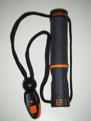 Gerber Bear Grylls Fire Starter Kit Whistle Lanyard