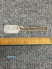VINTAGE HASBRO G.I.JOE SOLDIER MARINE SAILOR & PILOT = DOG TAGS & BEAD CHAIN = B