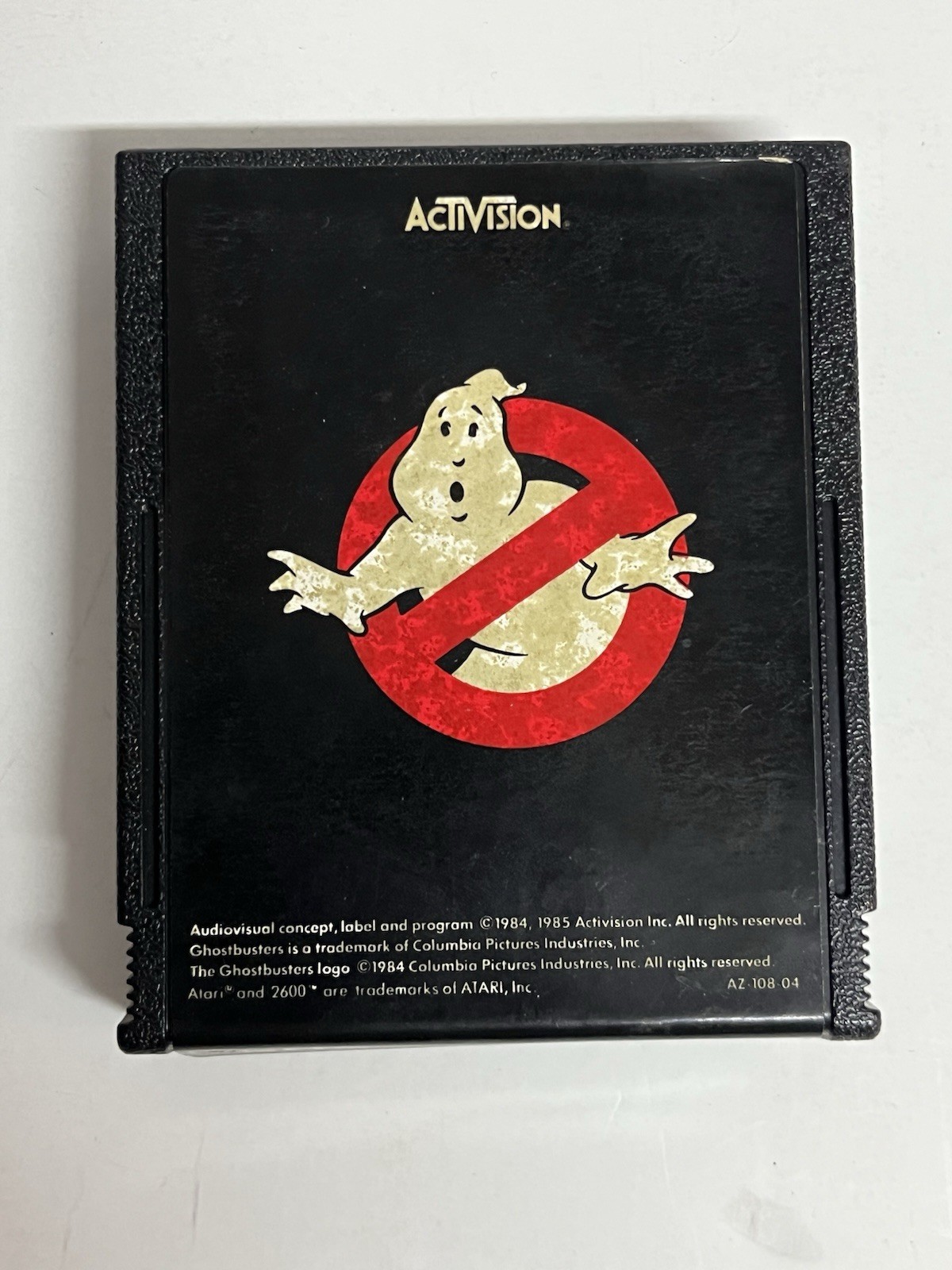 Ghostbusters Atari 2600 W/Box & Manual Big Box Activision 1985 UNTESTED