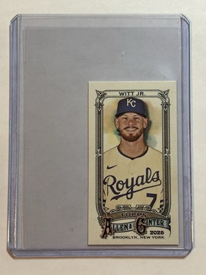 2025 Topps Allen & Ginter BOBBY WITT JR. Mini A&G Back Ssp Mini Base Card #123