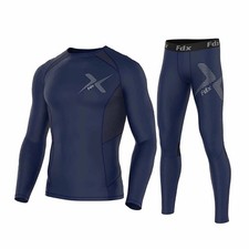 Mens Compression Winter Thermal Base Layer Under Full Suit Tights Shirt Pant  uk