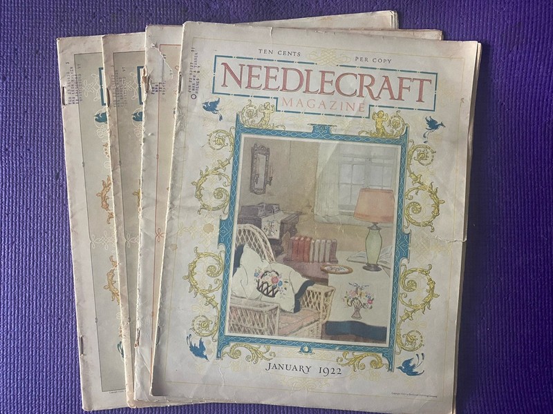 Vintage Lot of (4) Needlecraft For 1922