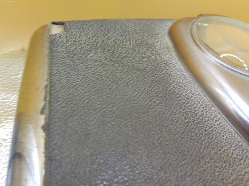 Borg 比例美国制造复古镀铬灰色浴室 20 世纪 60 年代 — 第 3/4 张图片