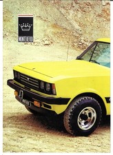 Monteverdi Safari um 1978 Swiss & Export Markets Foldout Sales Brochure 5.7 & 7.2