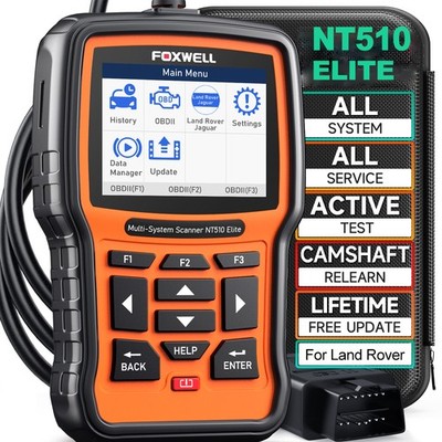 Foxwell NT510 Elite For Honda Bidirectional OBD2 TPMS Reset Battery Regeneration