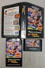 World of Illusion Starring Mickey Mouse & Donald Duck (Sega Genesis) CIB Tested