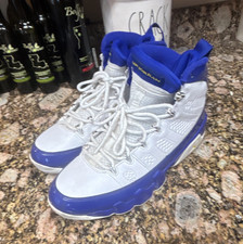 Jordan Air Jordan 9 Mens Mid Top Sneaker Whit...