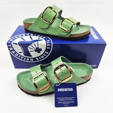 Birkenstock Arizona Big Buckle High Shine Sandals Green Tea NRW EU36/USL5/M3