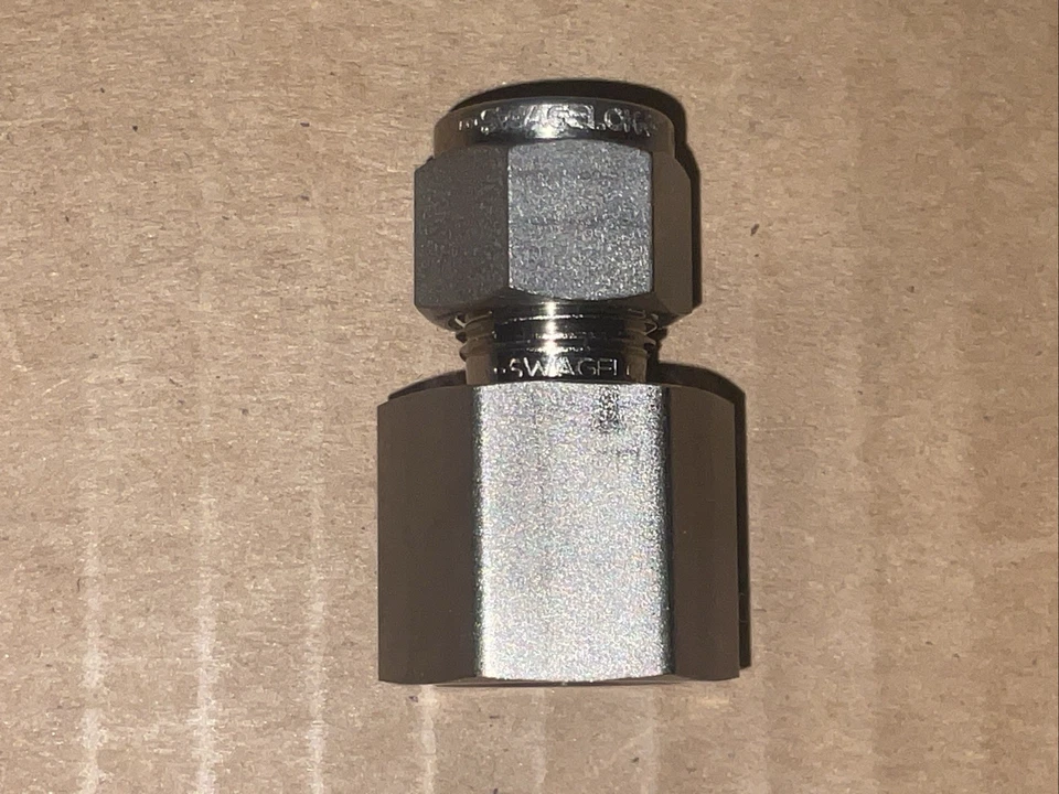 (30) Swagelok Female Connector 3/8 in. Tube OD x 3/8 in. Female NPT (SS-600-7-6) - Image 3 of 4
