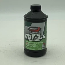 12OZ Johnsen's Synthetic Dot-3 & 4 Brake Fluid    5012