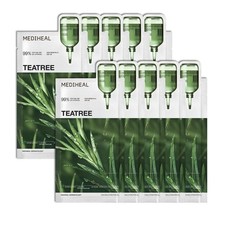 Mediheal Tea Tree Essential Mask 10 Sheets Korean Beauty Soothing Facial Mask