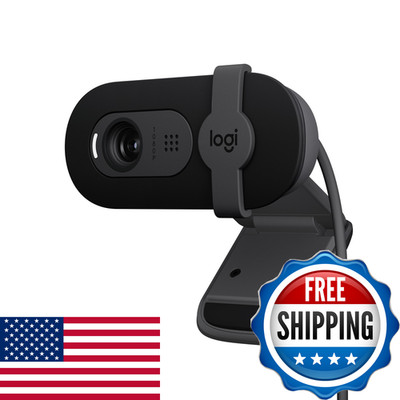 Logitech Brio 101 Full Hd 1080P Webcam For Meetings Streaming Desktop Laptop Pc