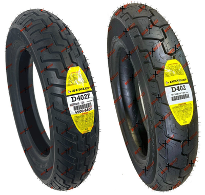 Dunlop D402 MT90B16 Front & Rear Motorcycle Tire Set Harley