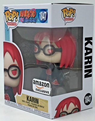 Funko Pop! Naruto Shippuden Karin #1847 Amazon Exclusive With Pop